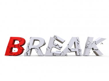 Break - kırmızı mektup öne çıkıyor