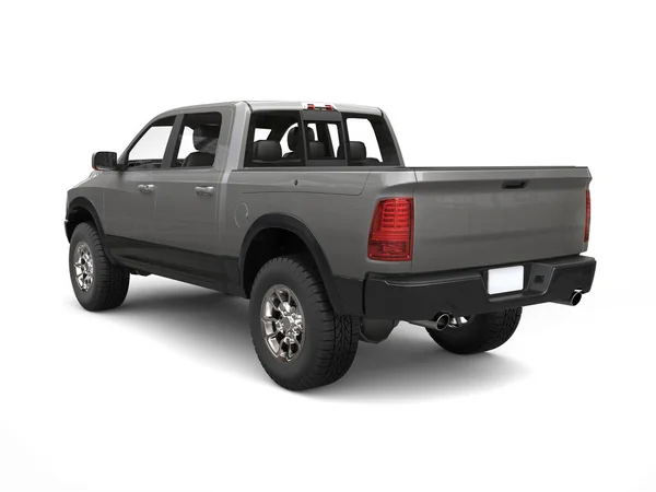 Dim gray modern pick-up truck — Stock Photo, Image