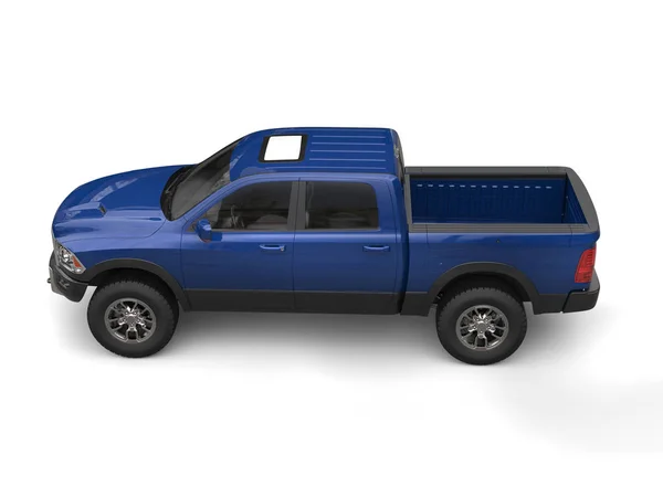 Koyu mavi modern kamyonet — Stok fotoğraf