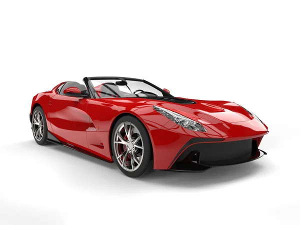 Rage piros modern szuper sport autó — Stock Fotó
