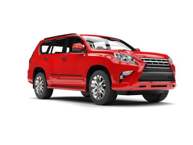 Kırmızı modern Suv - güzellik vurdu