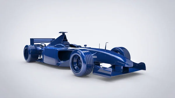Cool donkerblauw - Formule racewagen — Stockfoto
