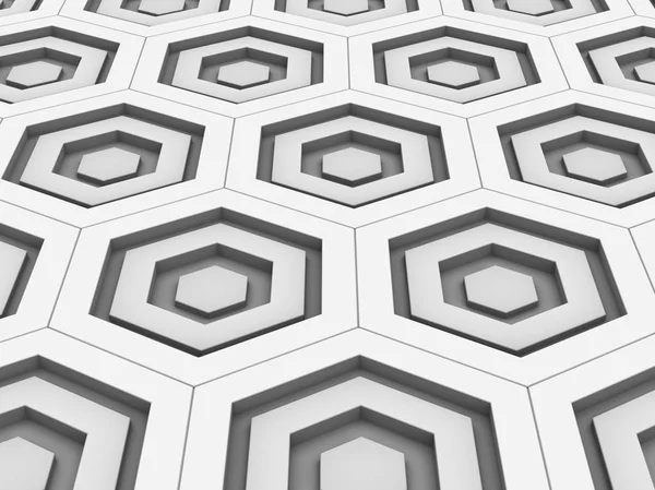 Hi tech abstract hexagon shapes background
