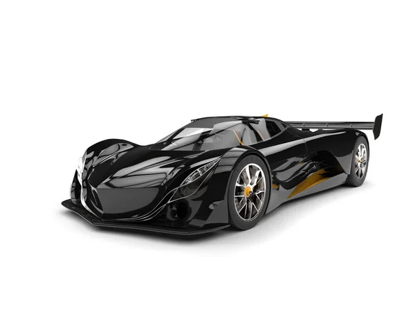 Gunmetal carreras negro super coche — Foto de Stock