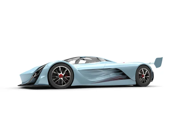 Mobil super konsep biru Beau — Stok Foto