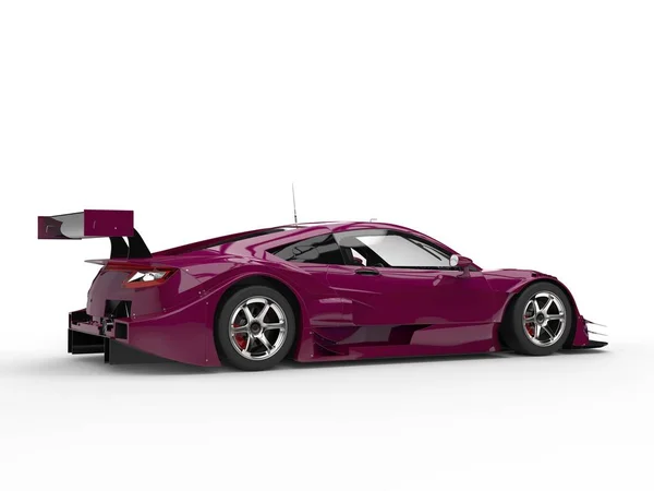 Conceito de carro esporte super moderno - pintura roxa meia-noite — Fotografia de Stock