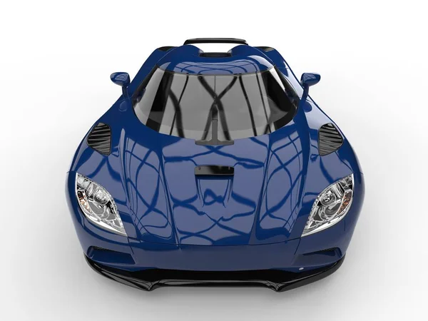 Cobalt bleu futuriste moderne voiture de sport — Photo