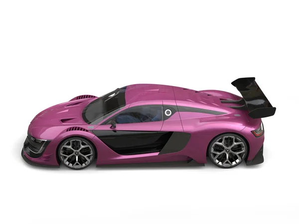 Erstaunliche super Auto - metallic tyrian violett lackiert — Stockfoto