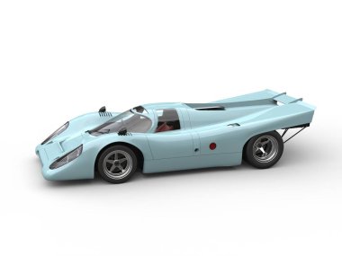 Mavi lagün eski okul yarış arabası