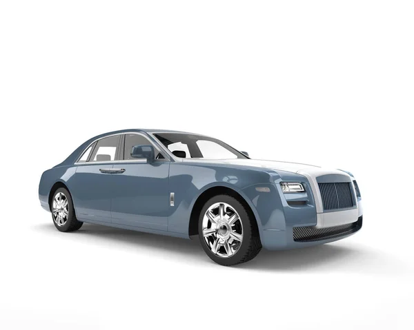Blå metallic modern lyx business bil - skönhet skott — Stockfoto