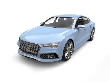 Buz Mavisi modern iş araba - studio vurdu