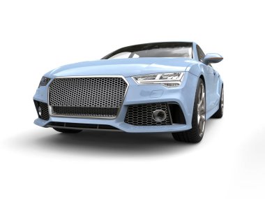 Buz Mavisi modern iş araba - Önden Görünüm