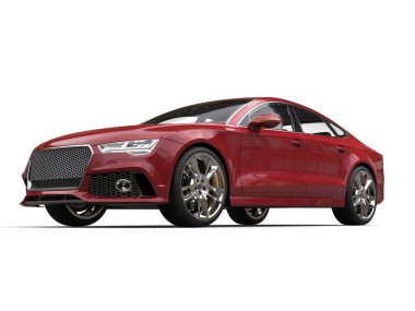 Metalik bordo modern iş araba