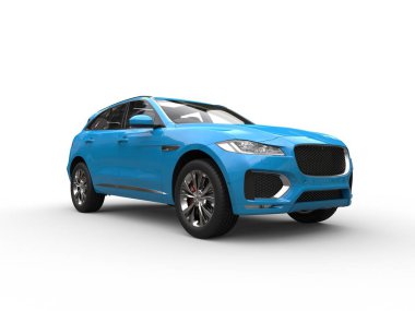 Modern ışık mavi Suv - studio vurdu