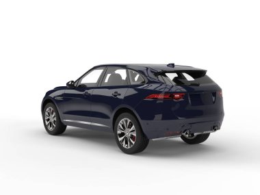 Gece mavisi modern Suv - kuyruk görünümü