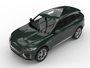 Derin orman modern Suv - üst Önden Görünüm