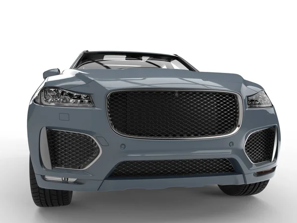 Kül gri mavi modern 4 x 4 aracı