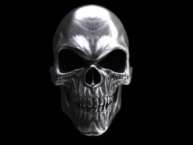 Heavy metal ölüm kafatası - Önden Görünüm