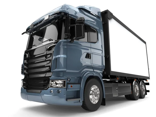 Metalik Mavi modern buzdolabı kamyon