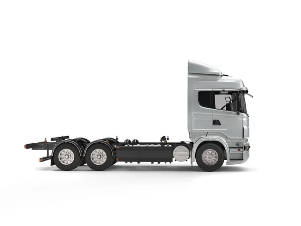 Modern metallic flatbed truck — Stock Photo, Image