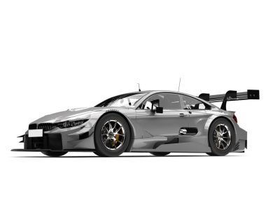 Işık gri modern süper araba