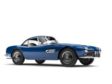 Royal blue eski model spor araba