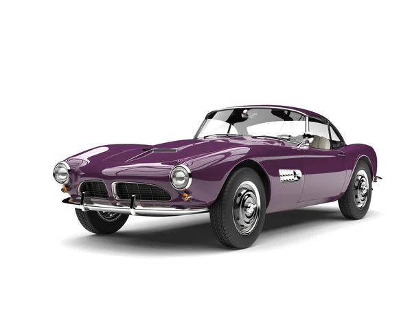 Royal roxo carro esporte vintage - tiro de beleza — Fotografia de Stock