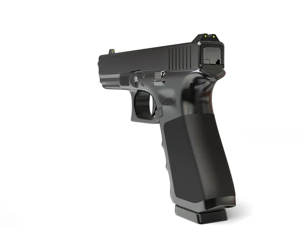 Moderno Semi Pistola Tática Automática — Fotografia de Stock