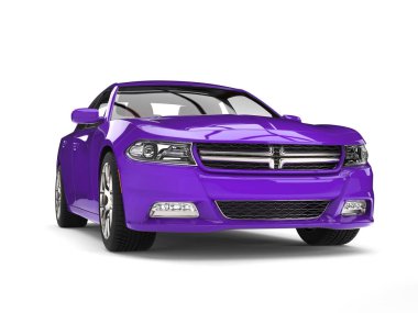 Elektrik Menekşe modern hızlı şehir otomobili