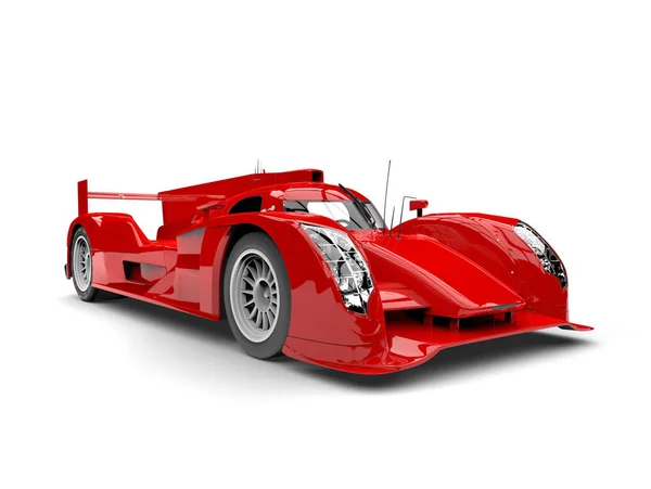 Scarlet Red Super Racewagen — Stockfoto