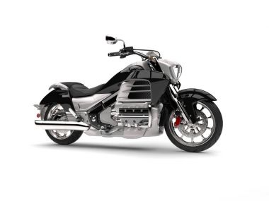 Süper gümüş modern güçlü Motosiklet - Güzellik vurdu