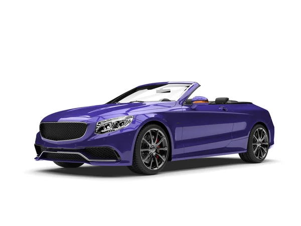 Voiture Cabriolet Moderne Violet Foncé — Photo