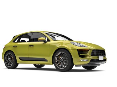 Metalik orman yeşil modern Suv