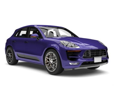 Derin mor modern Suv araba