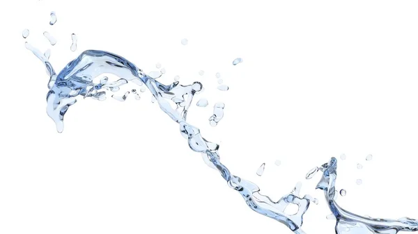 Fluxo Estranho Água — Fotografia de Stock