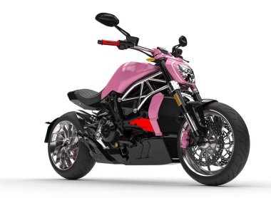 Serin pembe modern motosiklet