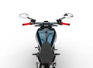 Koyu camgöbeği metalik chopper motosiklet - biniciler bakış vurdu