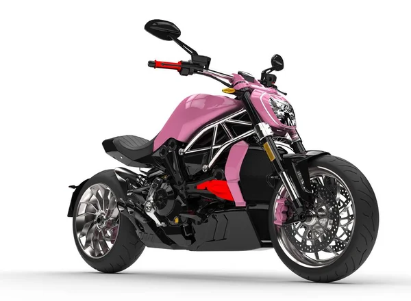 Serin pembe modern motosiklet