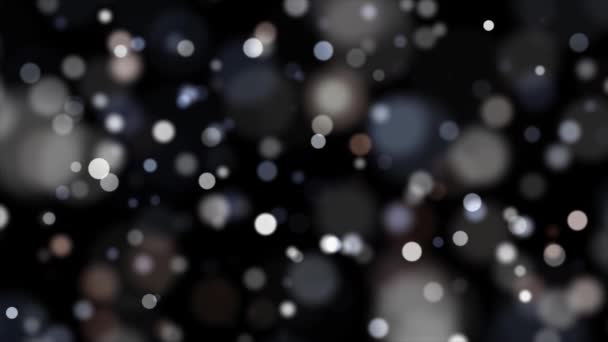 Bokeh Effect Sparkling Lights — Stock Video