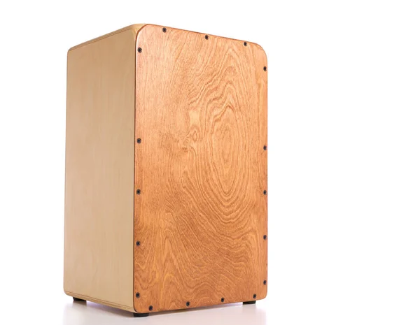 Un cajón de madera sobre fondo blanco — Foto de Stock
