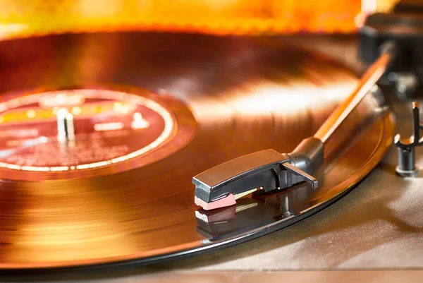 Vintage record player — Stock Photo, Image