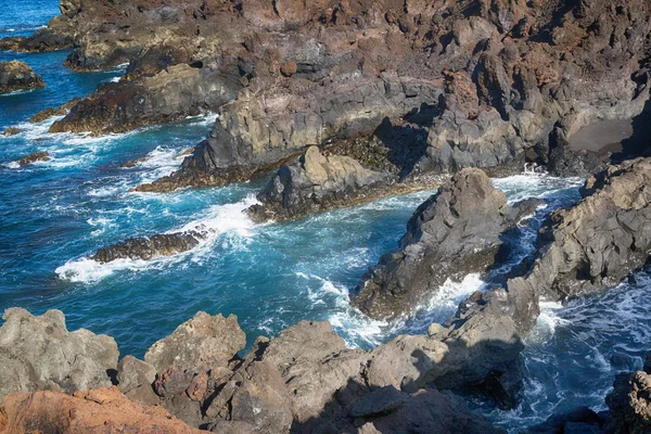 Rocky landscape of the island of Lanzarote — Stock Photo, Image