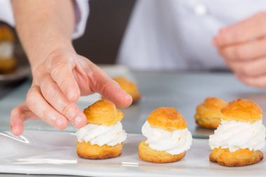 Pasta şefi ile profiterol