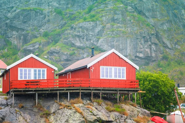 Noorwegen, eiland van Nusfjord — Stockfoto