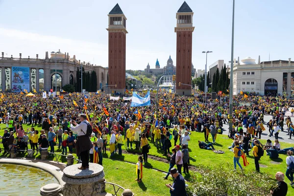 Özgürlük için barışçıl gösteri, İspanya — Stok fotoğraf
