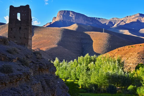 Landschapsmening van hoge Atlasgebergte, Marokko — Stockfoto