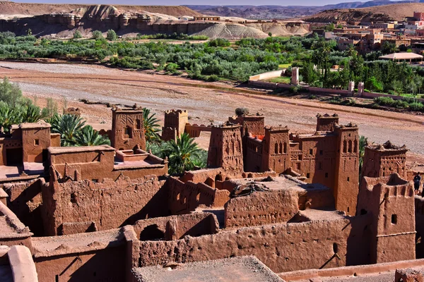 Ait benhaddou, antike Festung, in der Nähe der Stadt Warzazat — Stockfoto