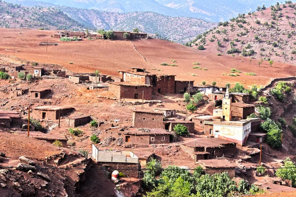 Berber ländliche Architektur des Atlasgebirges in Marokko — Stockfoto