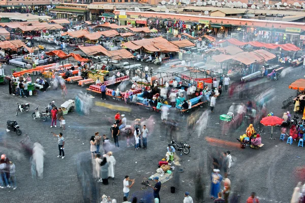 Jemaa el Fnaa kare Medine Marakeş, Fas