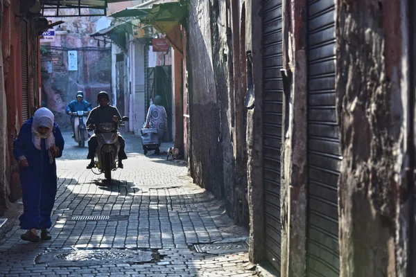 Δρόμο του Μαρακές Medina, Μαρόκο — Φωτογραφία Αρχείου